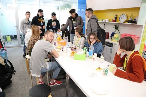 Common Room at the LTL Beijing Campus