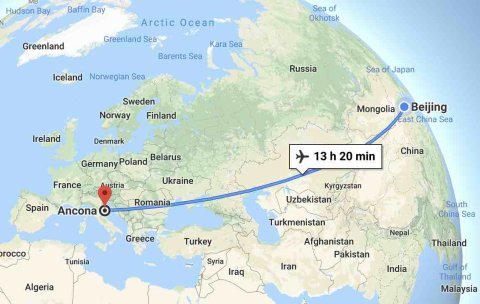 Ancona to Beijing - A long journey