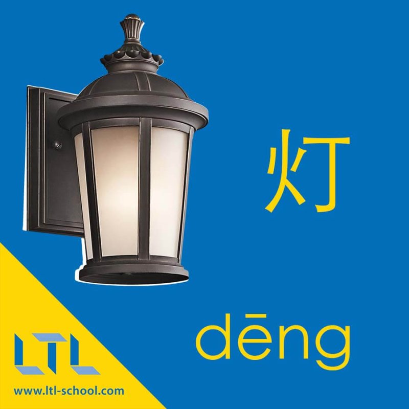 Wall lamp in Chinese