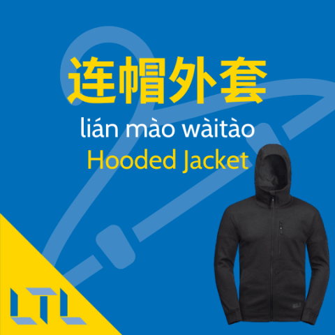 Hooded Jacket in Chinese