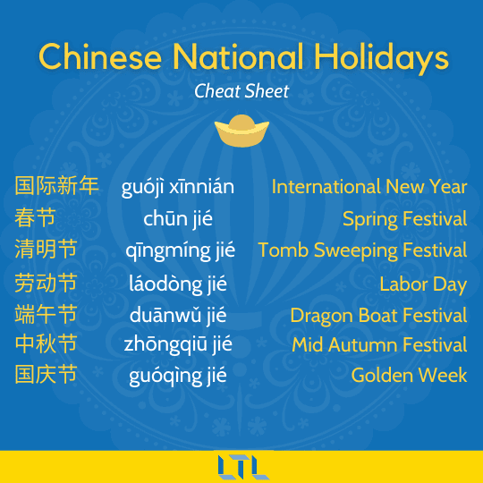Chinese National Holidays