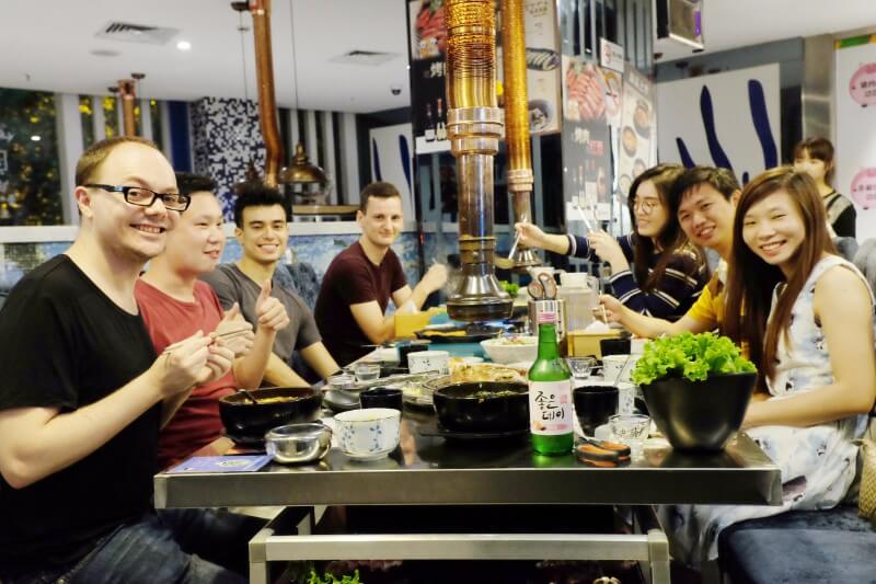 Korean BBQ dinner with LTL Shanghai