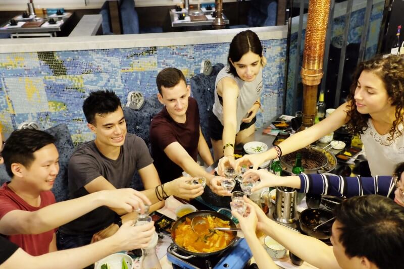 LTL Shanghai Korean BBQ dinner. Cheers!
