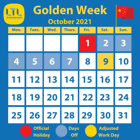 Chinese Holidays - Golden Week