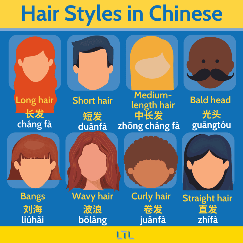 Hair styles in Chinese