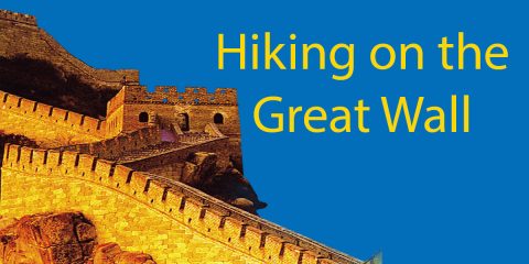 Hiking on the great wall