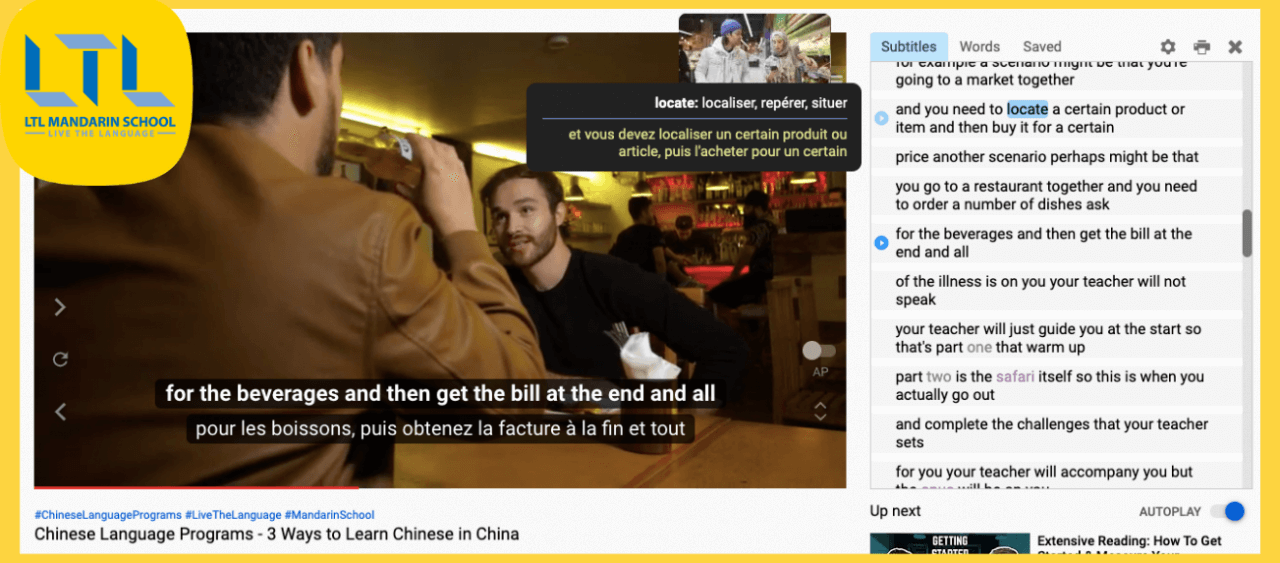 Language Learning with YouTube