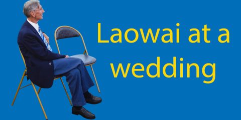 Laowai at a wedding
