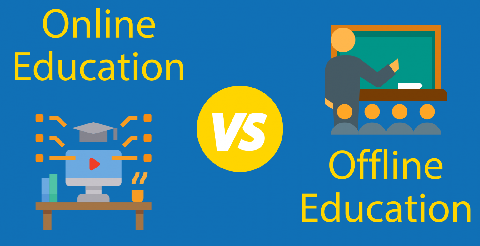 online vs offline education essay in hindi