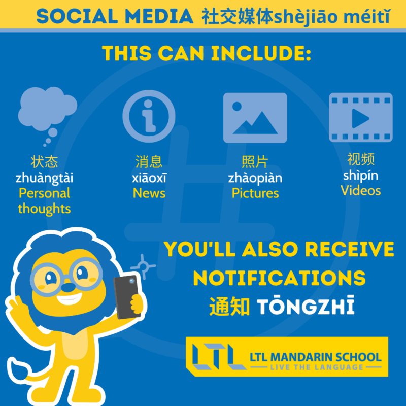 social media in Chinese