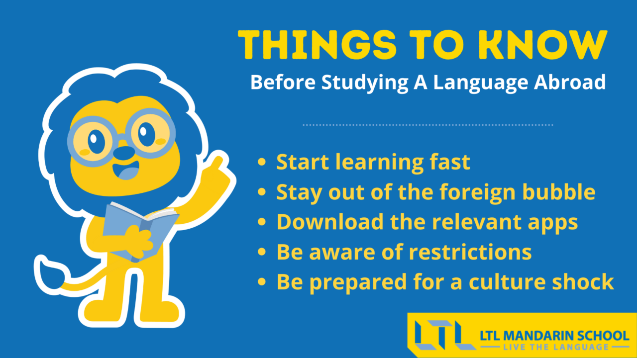 Things to know before studying a language abroad. 