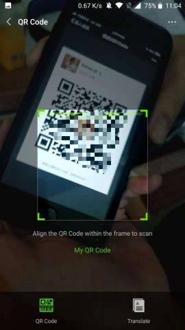 whatsapp vs wechat - QR code