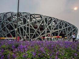 The Birds Nest Stadium from the 2008 Beijing Olympics