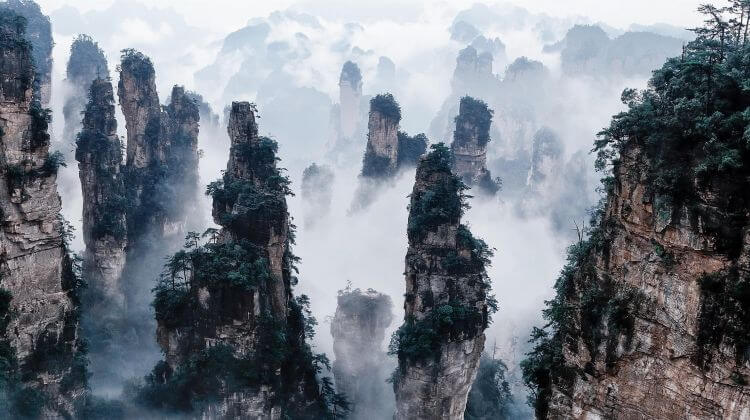 Floating Mountains, Zhangjiajie, du lịch trung quốc, du lich trung quoc, bản đồ trung quốc, khí hậu trung quốc, trung quốc, hồ nam trung quốc