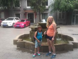 The Chabowski family exploring China
