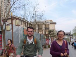 Cycling through the streets of Chengde