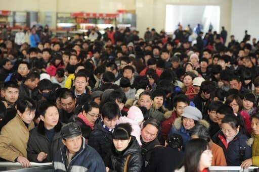 Chinese Culture Shock - Small space, big crowds