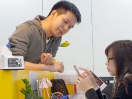 LTL Shanghai receptionist offering assitance