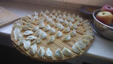 Making Dumplings in China