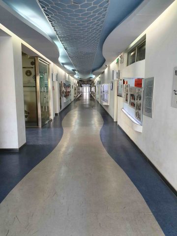 Corridor of a Chinese High School