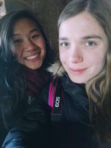 Jocelyn and Katrin in China