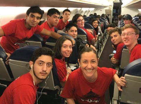 On the way to LTL Beijing - Mexican students ready for their adventure