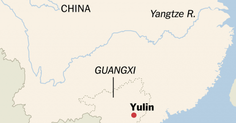 Yulin is based in Guangxi province in China