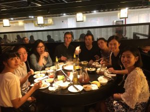 LTL Mandarin School Students and Staff enjoying a social dinner together