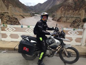 Motorcycle License in China - Mekong River by motorbike