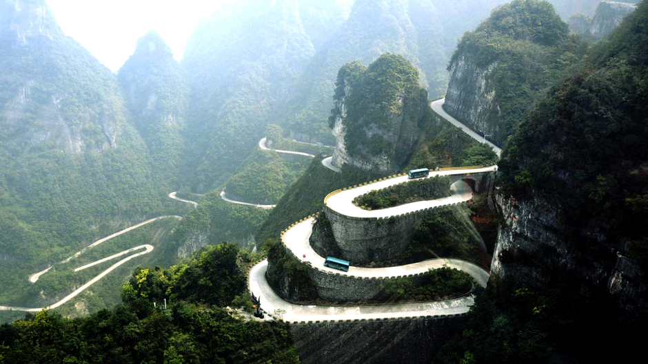 Up, up and away - All roads lead up in Zhangjiajie