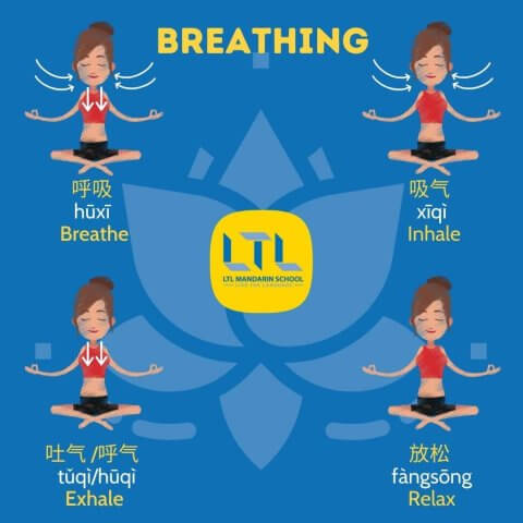 Yoga in Chinese