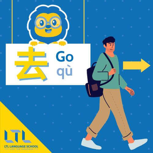 Verbs in Chinese - go