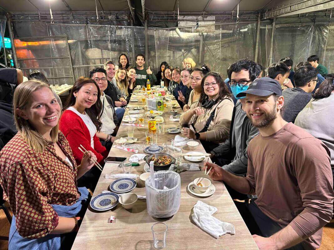LTL Taipei || Cena del venerdì del team LTL, studenti e staff