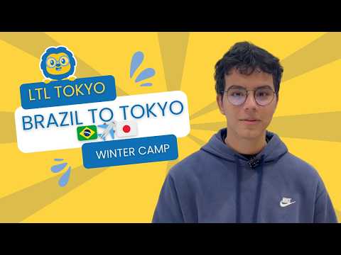 He Flew From Brazil to Tokyo to Learn Japanese at 14?! // LTL Tokyo Winter Camp Review